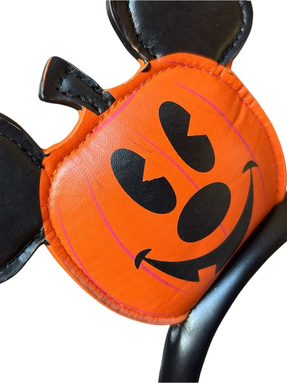 Disney Halloween Mickey Mouse Pumpkin Jack-O-Lantern Ears Headband NEW! 2